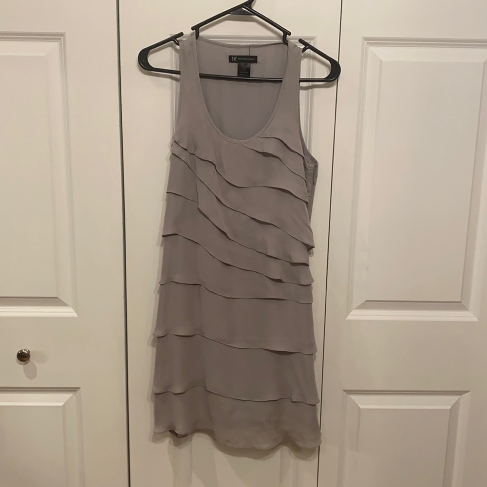 Silk ruffle dress